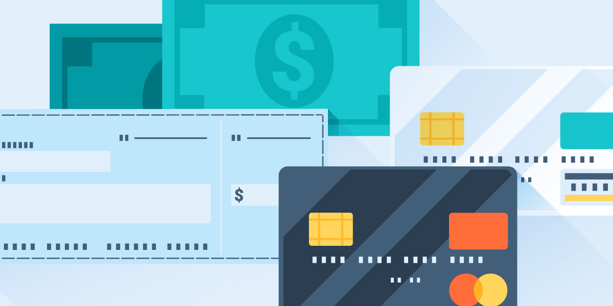 illustrations of payment methods