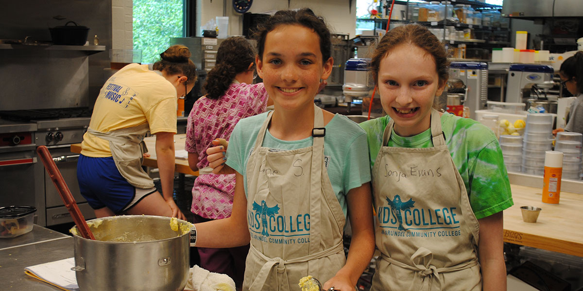 Image of kids baking.